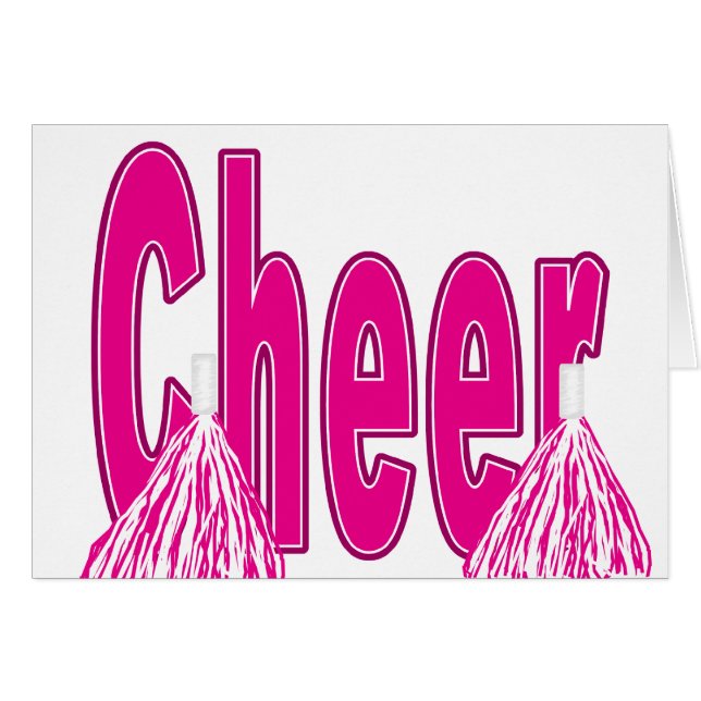 Carte rose d'acclamation (Devant horizontal)