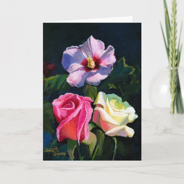 Carte Rose de Sharon Card (Devant)