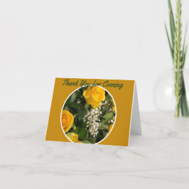 Carte Rose d'or met en évidence le Merci