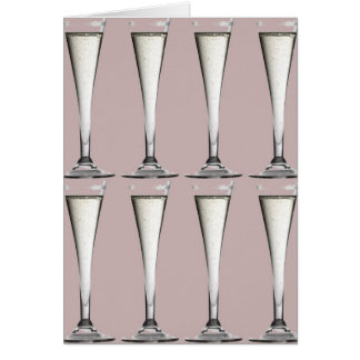 Carte rose et blanche de Champagne