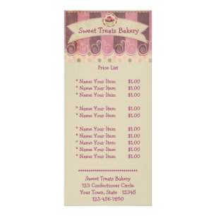 Carte rose et mauve de support de petit gâteau
