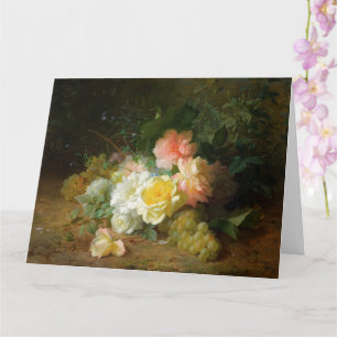 Carte Rose et Raisins, Jules Médard