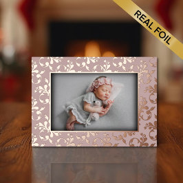 Carte rose Gold Delicate Faire-part de naissance F