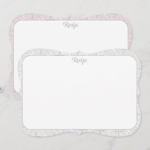 Carte Rose Gris Et Blanc