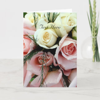 Carte Rose Mariage