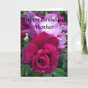 Carte Rose violet