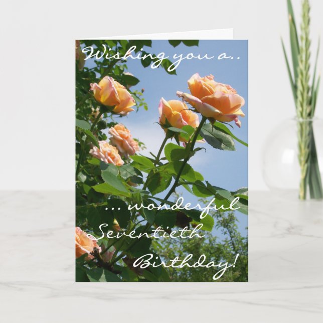 Carte Roses Alchimistes roses sur mesure Anniversaire Qu (Devant)