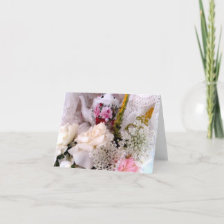 Carte Roses et théière