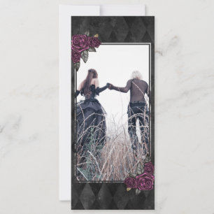 Carte Roses gothiques jusqu'à la mort Do Us Part Enregis