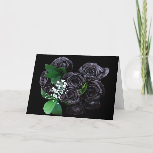 CARTE ROSES NOIRS (Devant)