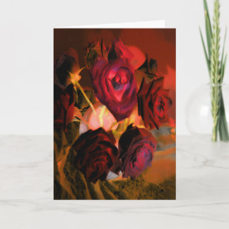 Carte "Roses" Numériquement durée de vie modifiée des fl
