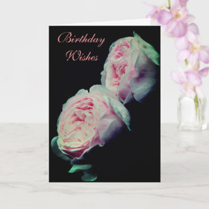 Carte Roses roses Pair Anniversaire