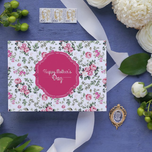 Carte Roses roses roses Fête des mères (Créateur téléchargé)