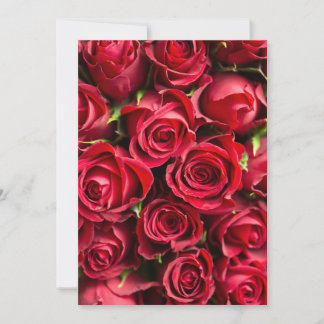 Carte Roses rouges