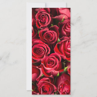 Carte Roses rouges