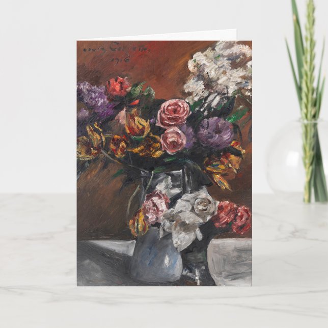 Carte Roses, tulipes et lilas | Lovis Corinth (Devant)