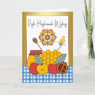 Carte Rosh Hashanah Souhaite Une Bonne Année