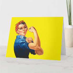 Carte Rosie Le Riveter