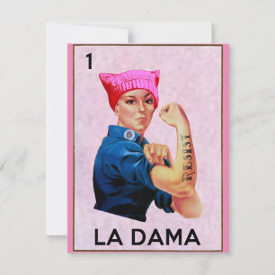 Carte Rosie le Riveter résiste à La Dama Loteria