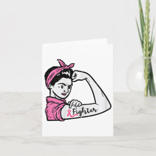 Carte Rosie Riveter Lutte contre le cancer du sein Décer