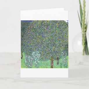 Carte Rosiers Sous Les Arbres, Gustav Klimt