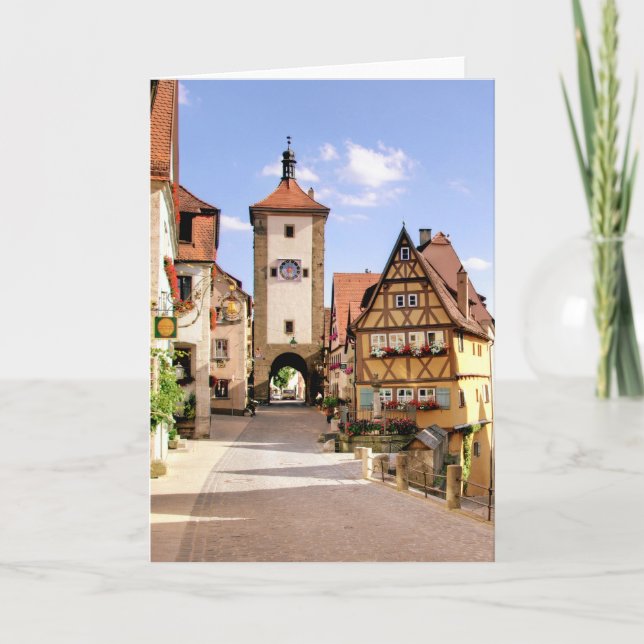 CARTE ROTHENBURG, ALLEMAGNE (Devant)