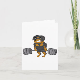 Carte Rottweiler Poids Bodybuilding Dog Shirt Fo