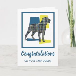 Carte Rotweiler Chien Chien Chien Chien Félicitations Ca