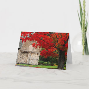 Carte Rouge d'automne