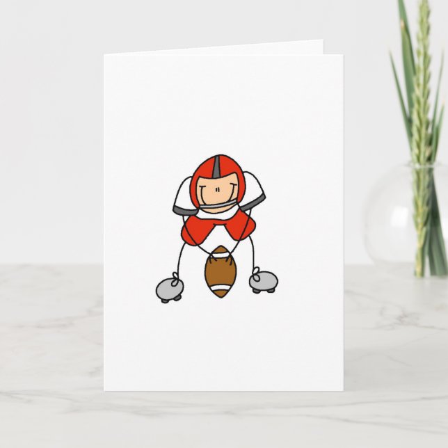 Carte rouge de joueur de football (Devant)