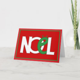 Carte rouge NOEL
