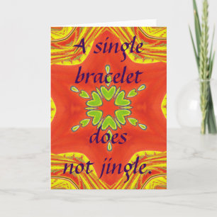 Carte Rouge or vert Mandala Art Imprimer