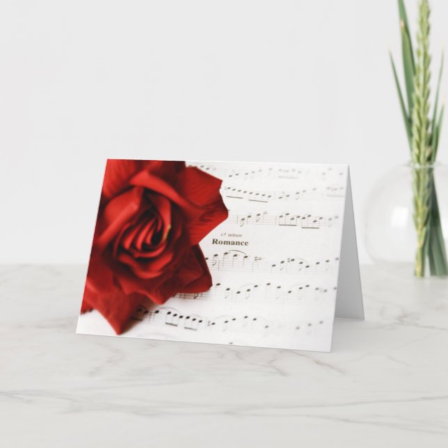 Carte Rouge Romance (Devant)