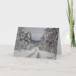 Carte Route d'hiver