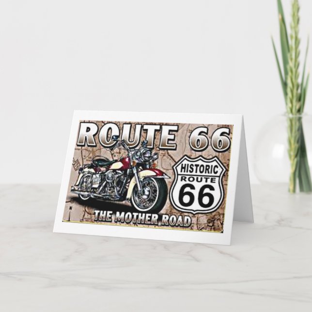 CARTE ROUTE LÉGENDAIRE POUR L'ANNIVERSAIRE D'UN AMI LÉGE (Devant)