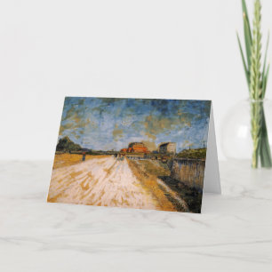 Carte Route longeant les remparts de Paris par Van Gogh