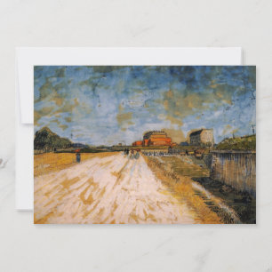 Carte Route longeant les remparts de Paris par Van Gogh