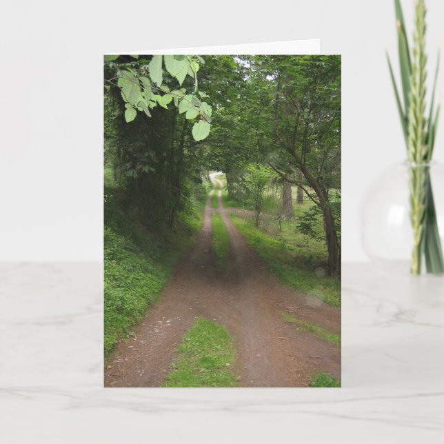 Carte route moins parcourue (Devant)