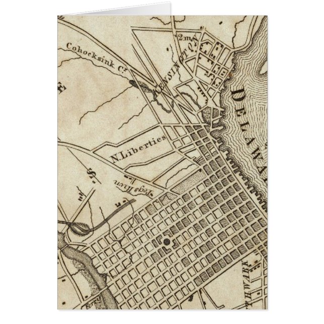Carte routière de Philadelphie (Devant)