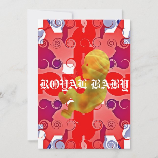 CARTE ROYAL BABY (Devant)