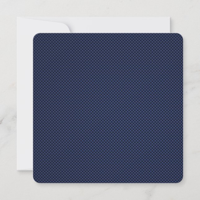 Carte Royal Blue Automotive Carbon Fiber Tressage d'impr (Devant)