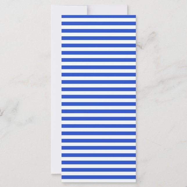 Carte Royal Blue Combination Stripes par Shirley Taylor (Devant)