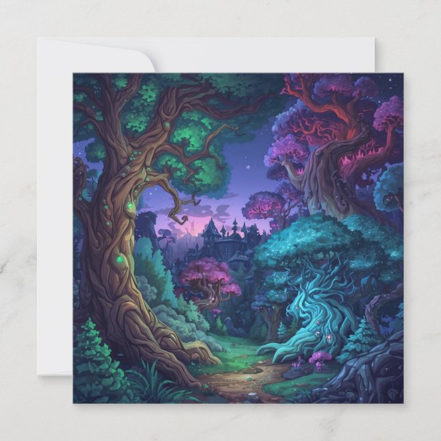 Carte Royaume de la Forêt Mystique (Devant)