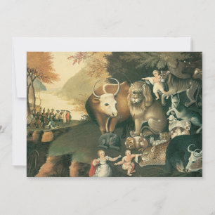Carte Royaume Pacifique par Edward Hicks Art Populaire V