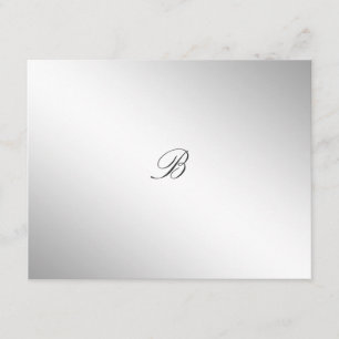 Carte RSVP 311-Argent Divine Hydrangea