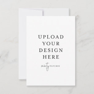 Carte RSVP 3,5 pouces x 5 pouces - Portrait