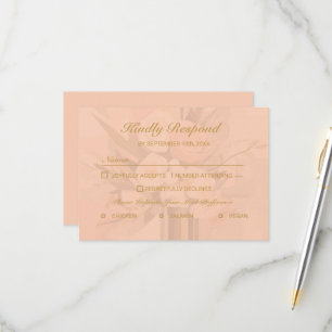 Carte RSVP Abstraite moderne