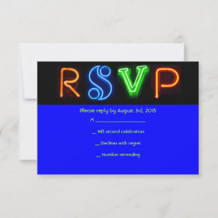 Carte RSVP Bat mitzvah À Barre ÉLECTRIQUE