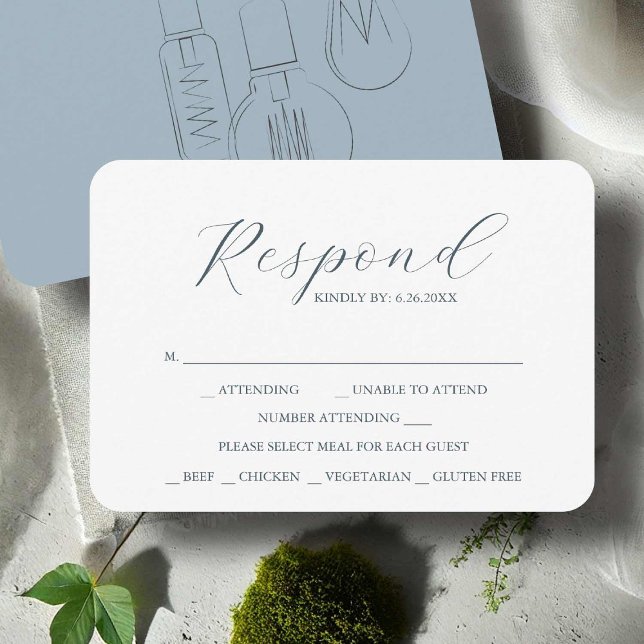 Carte RSVP de choix de repas Mariage industriel ch (Industrial chic wedding invitation suite features rsvp card Edison lightbulbs Victoria Grigaliunas)