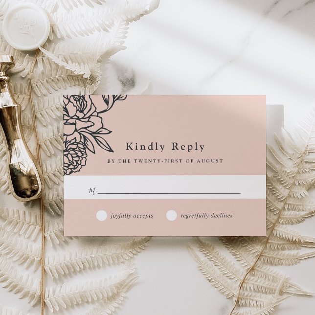 Carte RSVP de jardin secret (Créateur téléchargé)